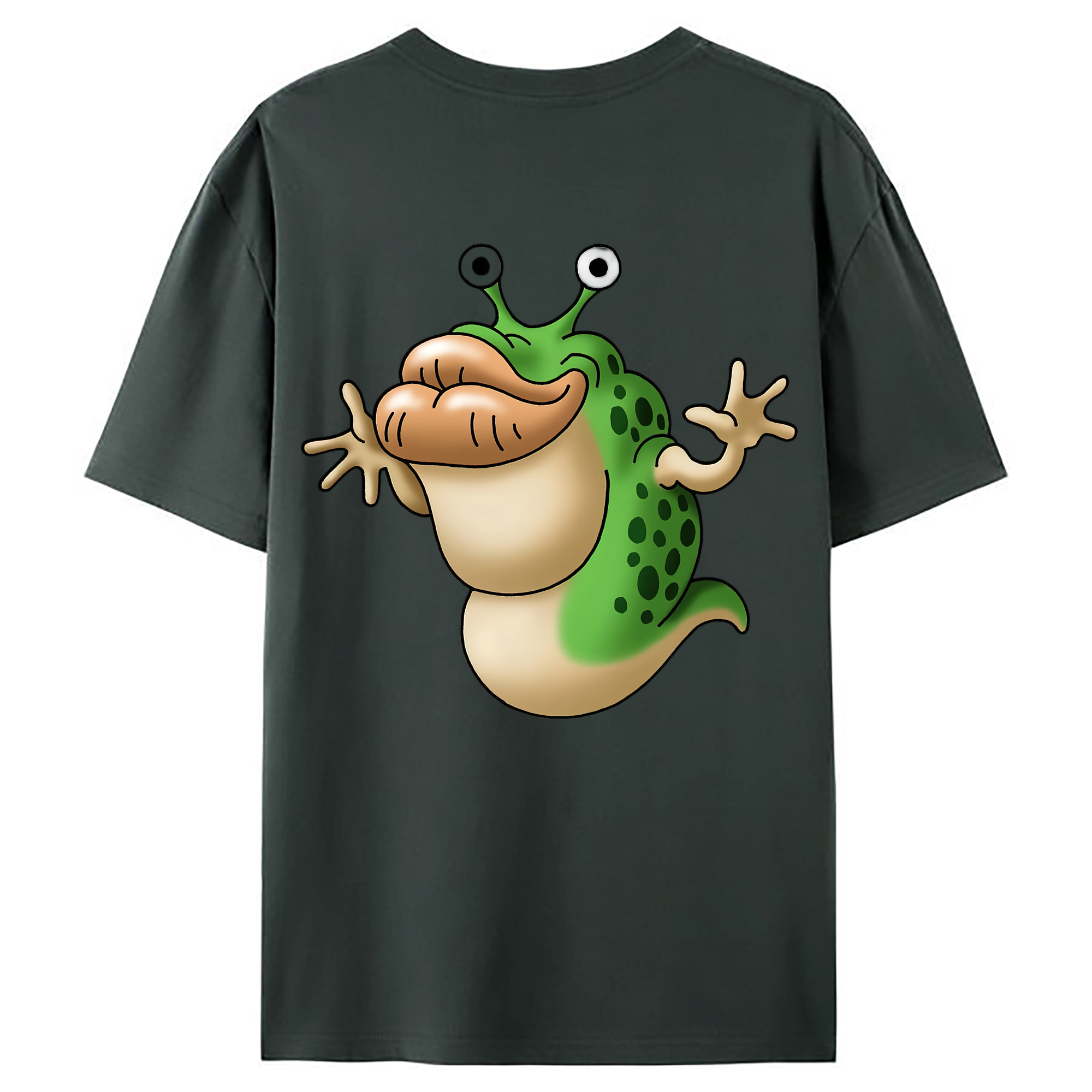 （画像用） ドラゴンクエスト Doragon Kuesuto Dragon Quest 綿100％ メンズ半袖Tシャツ（バックプリント） 通気性